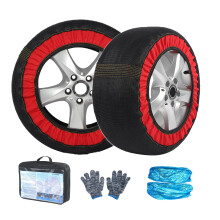 Snow Tire Chains 145/70R12 Enhanced Winter Traction for SUV Car Quick Install 2pcs