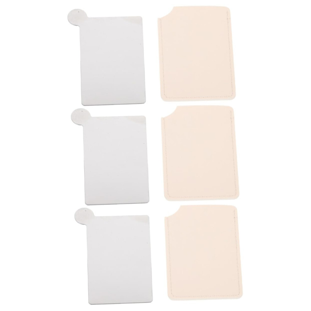Beatifufu 3pcs Stainless Steel Makeup Mixing Palette and Foundation Plate for Professional Artists