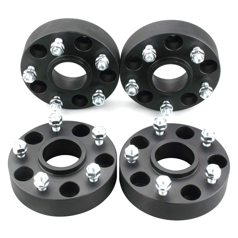5X4.5 To 5X5 Wheel Adapters 1.25 Inch Billet Aluminum Spacers For Jeep And Ford Precise Fit 9099447219398