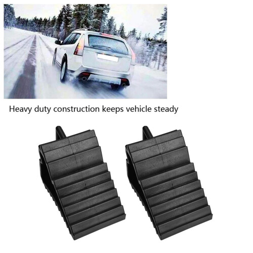 Trailer Wheel Chocks with Easy Grip Handle for Enhanced Wheel Stability and Durable Outdoor Use 2