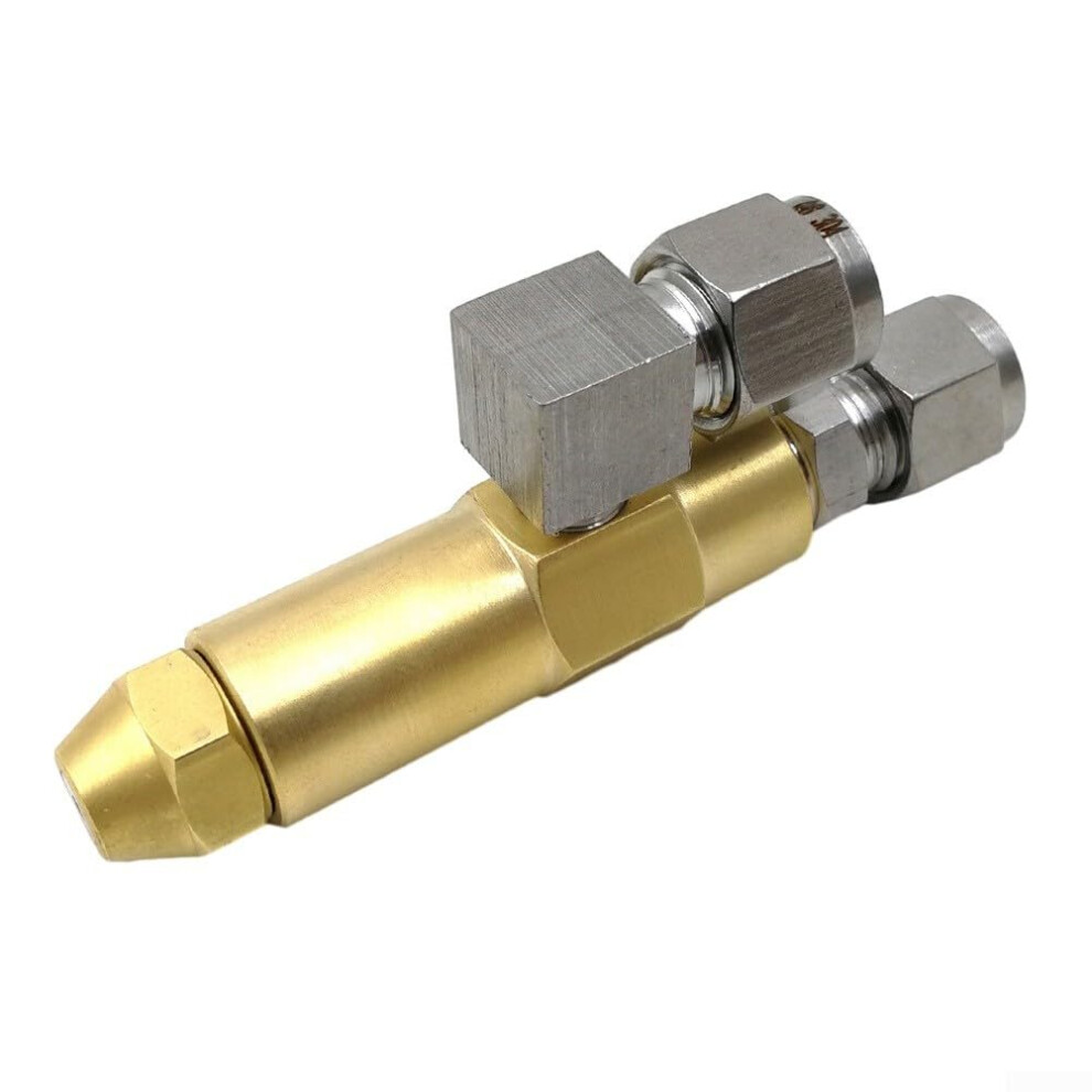Waste Oil Burner Nozzle Brass And Stainless Dual Siphon 3.0Mm Bore For Fuel Atomization 9044945442885