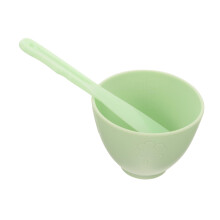 Facial Mask Mixing Bowl Set with Stick for Skincare Spa and Home Use, Easy Clean Green Kit