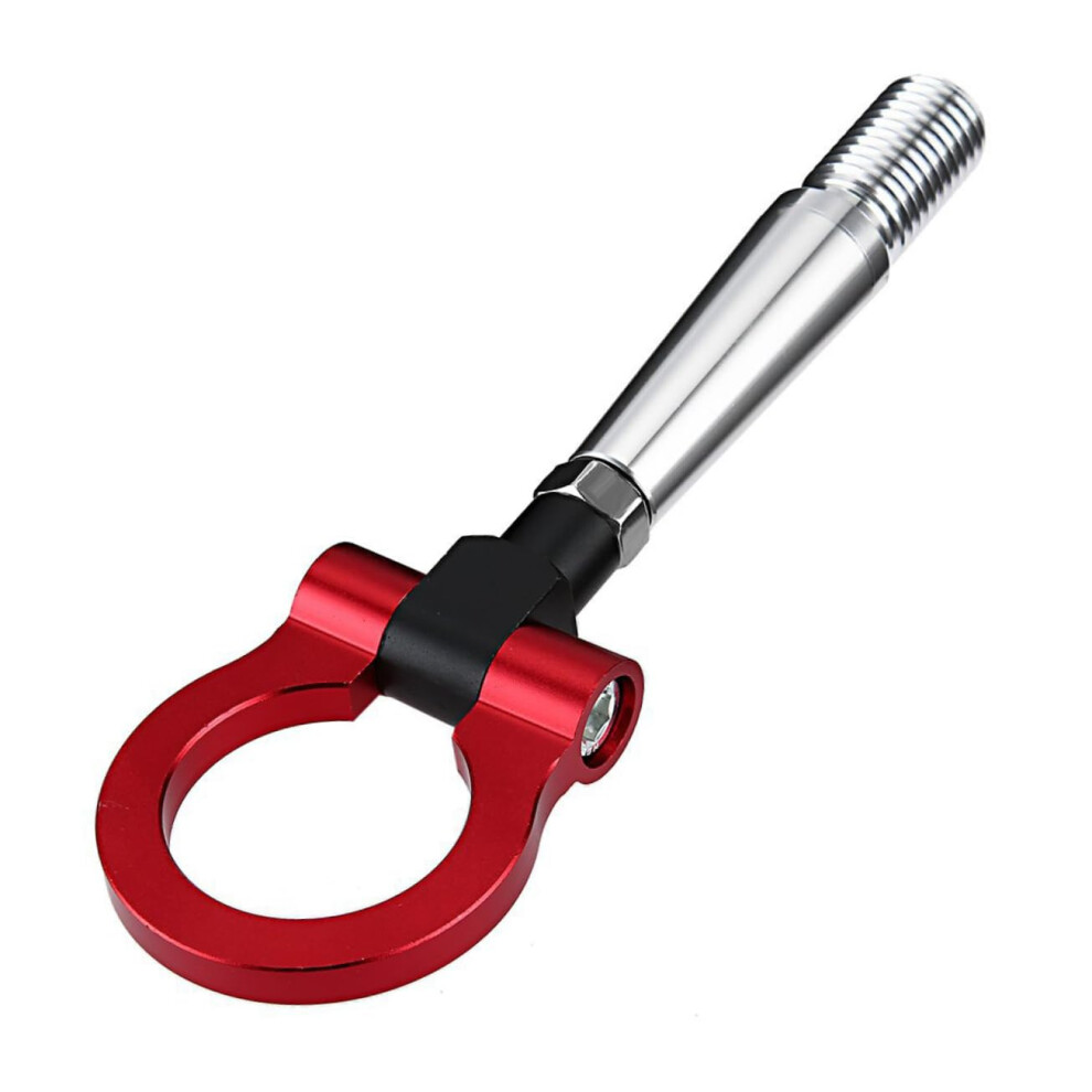 Universal Aluminum Racing Tow Hook For Car Front Rear Bumper, Durable And Easy To Install Red 9044945443158