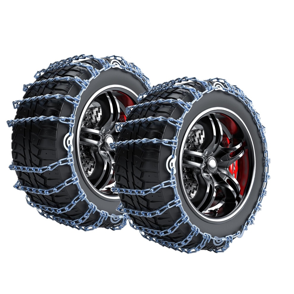 Snow Chains For 235/40R19 Tires, Durable Winter Tire Chains 2Pcs With Enhanced Traction 9099447220462