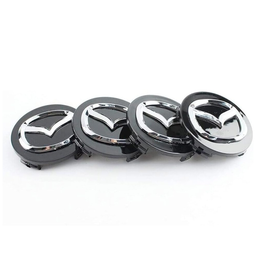 4Pcs 56Mm Wheel Center Caps Replacement For Mazda, Durable Hubcaps For Mx5 Cx5 Rx8, Easy Installation 9099447220646