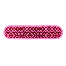 Soporte de silicona para cepillos de gran capacidad - rosa-rojo