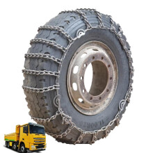 Truck Tire Chains 9mm Twisted Link Manganese Steel Heavy Duty Snow Chains for Semi Trucks 2pcs 275/80R22.5