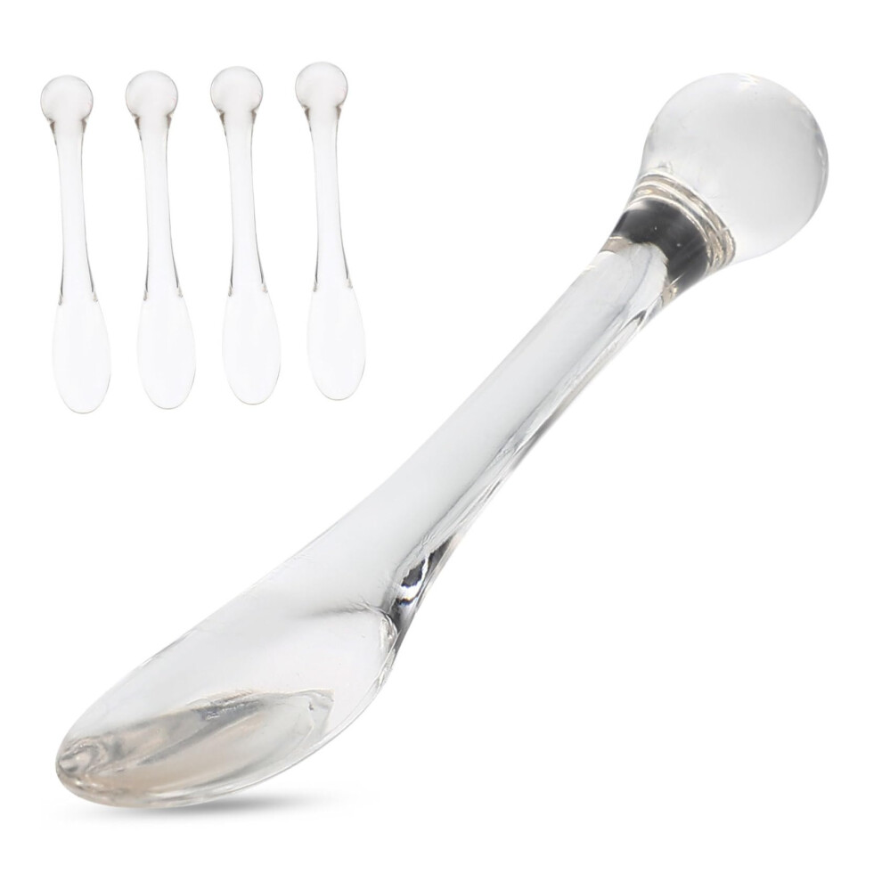 Cream/Dark Eye Applicator And Massager Set, Reduce Puffiness And Circles, Smooth Fine Lines, 5Pcs