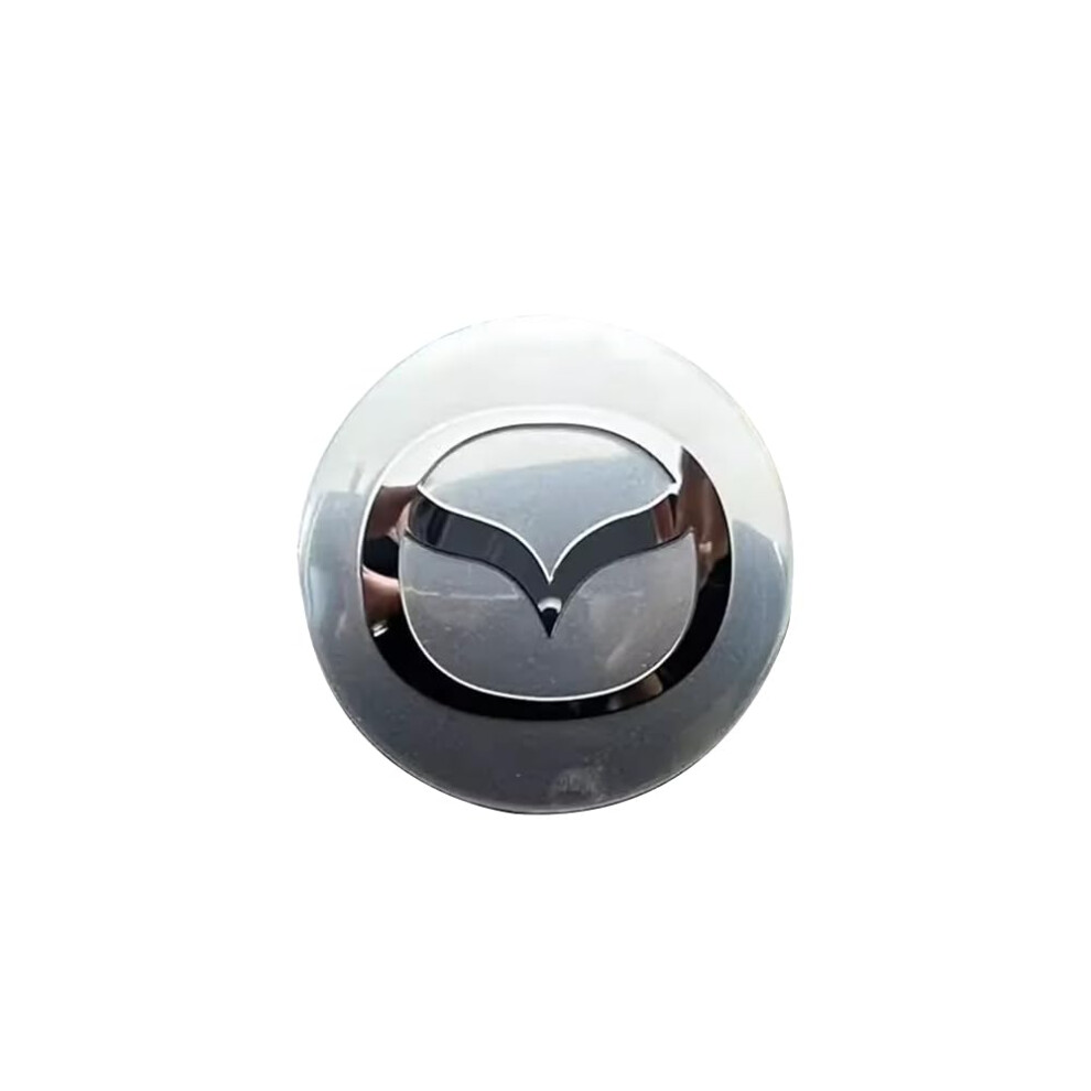 56Mm Wheel Center Caps Replacement 4Pcs Durable Hubcaps Easy Snap Fit Restores Appearance For Mazda 9099447221001