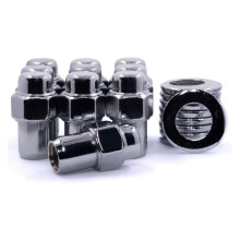 Chrome Lug Nuts 7/1620 for Classic Chevy Corvette 19571982 and Impala 19581984 ThroughHardened Steel Pack of 10