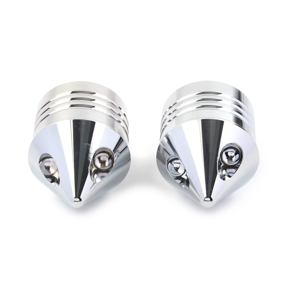 Front Axle Nut Cover Chrome For Harley Softail Fat Boy Heritage Sportster 1200 20072017 9099447221148