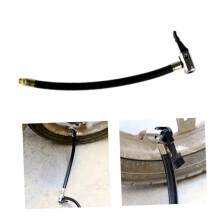 2pcs Tire Inflator Extension Hose Flexible Design for Extended Valve Reach Quick Attach Installation