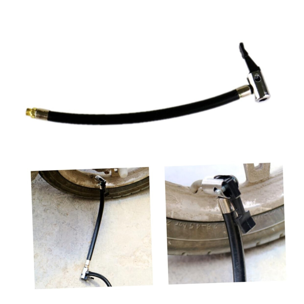 2Pcs Tire Inflator Extension Hose Flexible Design For Extended Valve Reach Quick Attach Installation 9099447221223