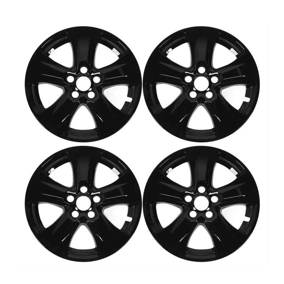 Gloss Wheel Covers 4Pcs For Toyota Rav4 Xle Le Hybrid 20192023, Full Coverage Hubcaps Black 9044945121537