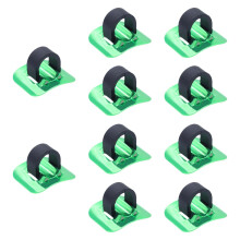 10 Pieces Aluminum Alloy Bike Cable Clips for Secure Brake Hose Management and MultiBike Use