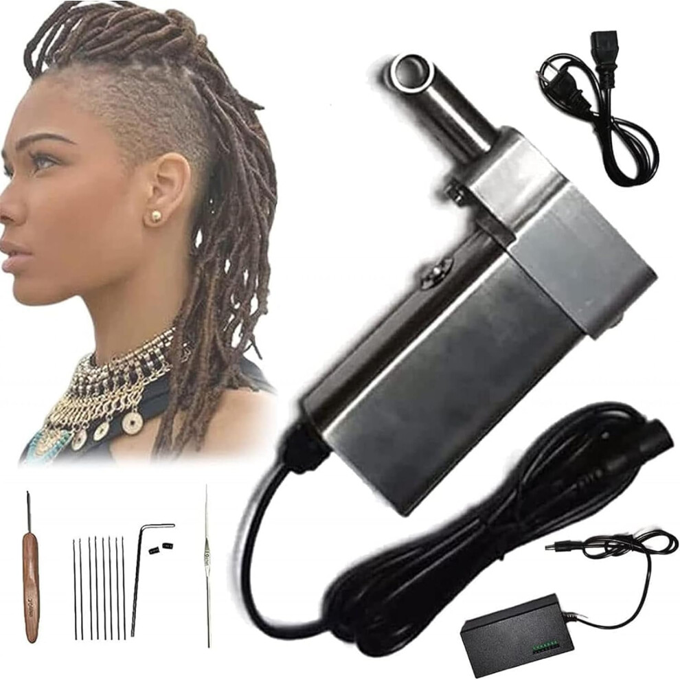 Electric Dreadlock Machine TripleNeedle  Efficiency Tool Kit for Instant Locs 10mm