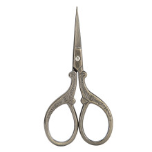 Mini-Vintage-Edelstahlschere, klassisches Schneidewerkzeug für DIY-Bastelarbeiten mit scharfer Klinge und komfortablem Griff zum Nähen, Sticken und