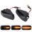 Διαδοχικά δυναμικά ρέοντα φώτα φλας SMD Smoke Amber Led για μπροστινά φτερά, δυναμικά 8