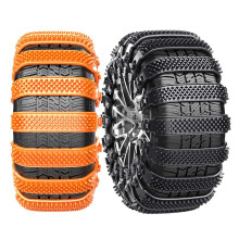 Snow Chains for Tires Universal Fit for SUV and Truck, Enhanced Traction AntiSlip Cleats for Winter Driving