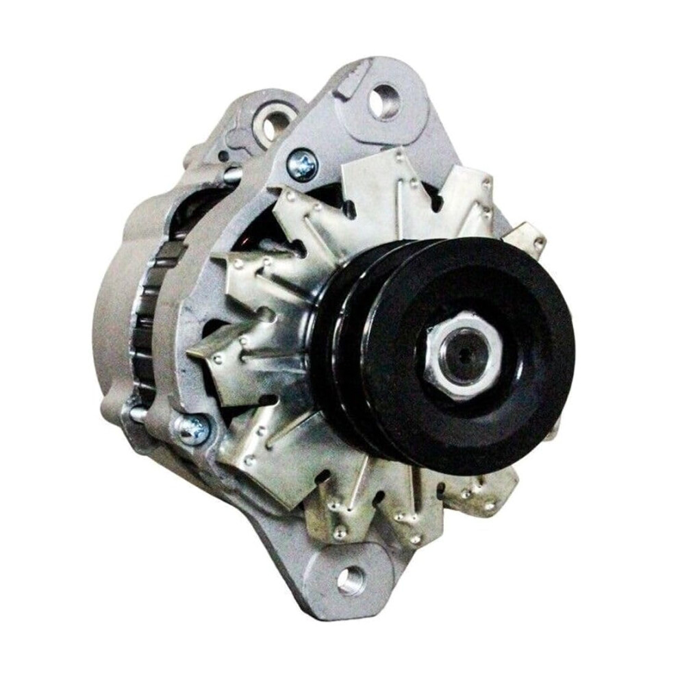 24V 40A Heavy Duty Alternator With Internal Regulator, 3 Groove Pulley, External Fan For Case Excavator 9044945122022
