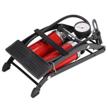 Bike Foot Pump with Pedal for Quick Tire Inflation, Compact Mini Inflator for Bicycle and Car Tires