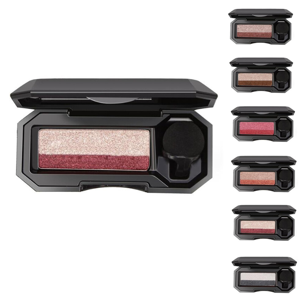 Dual Color Eyeshadow Palette with LongLasting Waterproof Glitter and  Pigment Gradient Shades