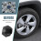 21pcs Car Wheel Lug Nut Covers 19mm AntiTheft Rustproof Black Dustproof Tire Valve Cap Set 3