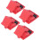 Clamp On Circuit Breaker Lockout Device 4 Pack, ABS  Visibility Lock for Single Pole 480600V 3