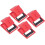 Clamp On Circuit Breaker Lockout Device 4 Pack, ABS  Visibility Lock for Single Pole 480600V 5