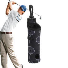 Golf Ball Bag With Belt Clip, Lightweight Carry Bag For Training, Tournaments And Practice Area