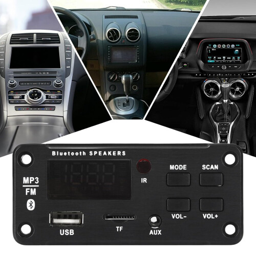 USB Mp3 Decoding Board 12V Audio Decoding Module, Remote Control 5.0 Receiver, Wireless Audio, Call Recording Function 2