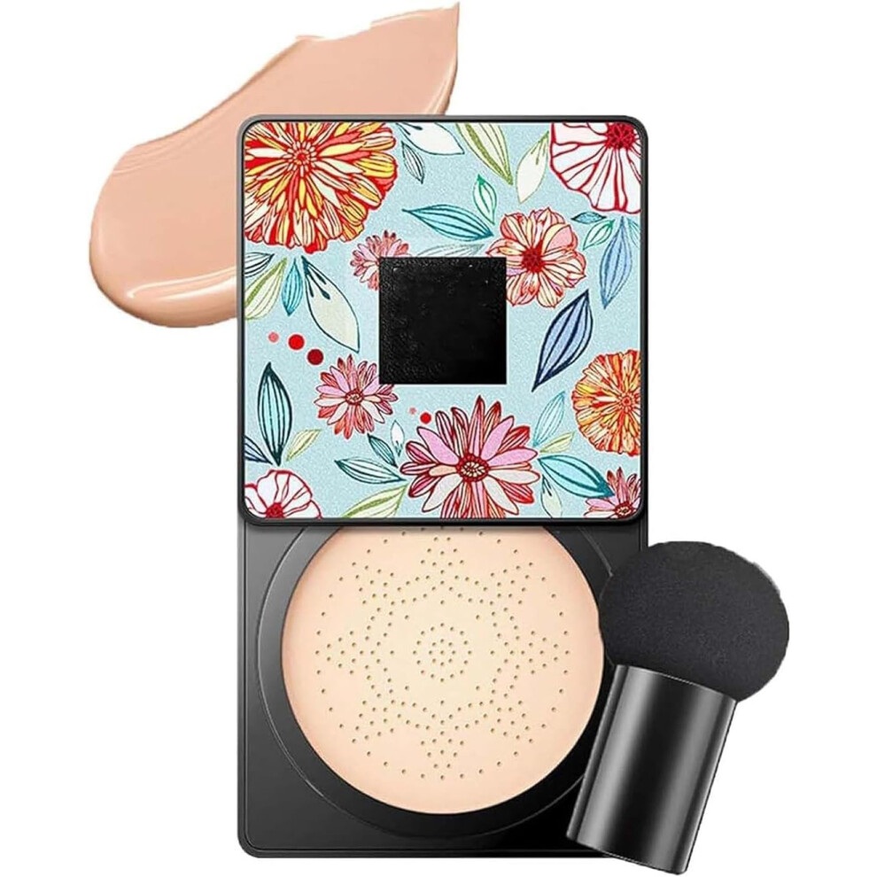 Cream/Ivory Mushroom Head Air Cushion Cc Waterproof Longlasting Coverage Concealer Foundation