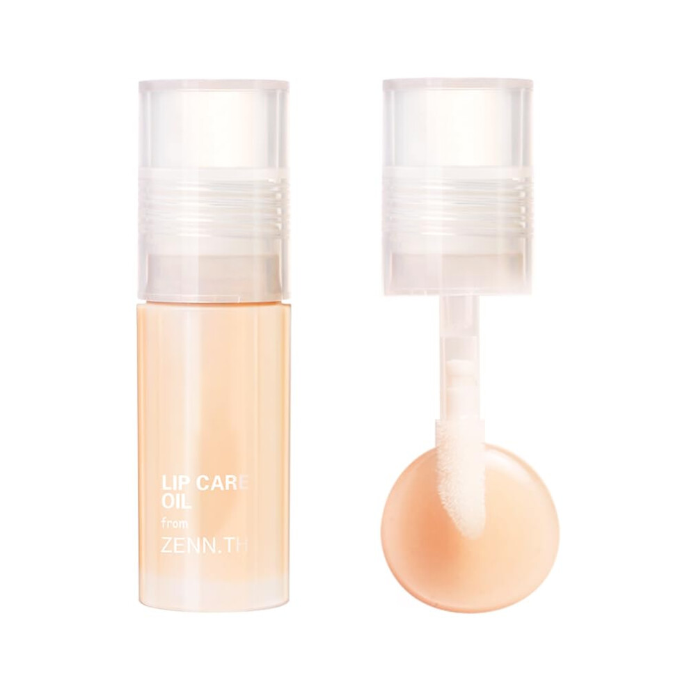 Moisturizing Lip Oil with Vitamin E for Dry Chapped Lips, Deep Hydration Glossy Finish 0.25oz Oat