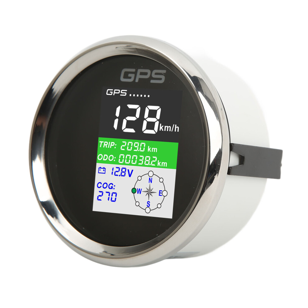 85Mm Gps Speedometer Mph Km/H Knot For Cars & Boats Ip67 Tft Screen 8091382331983