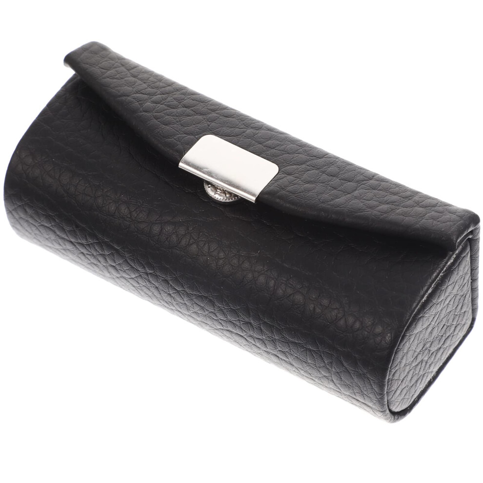PU Leather Lipstick Holder with Builtin Mirror, Compact Travel Case for Purse, GiftReady