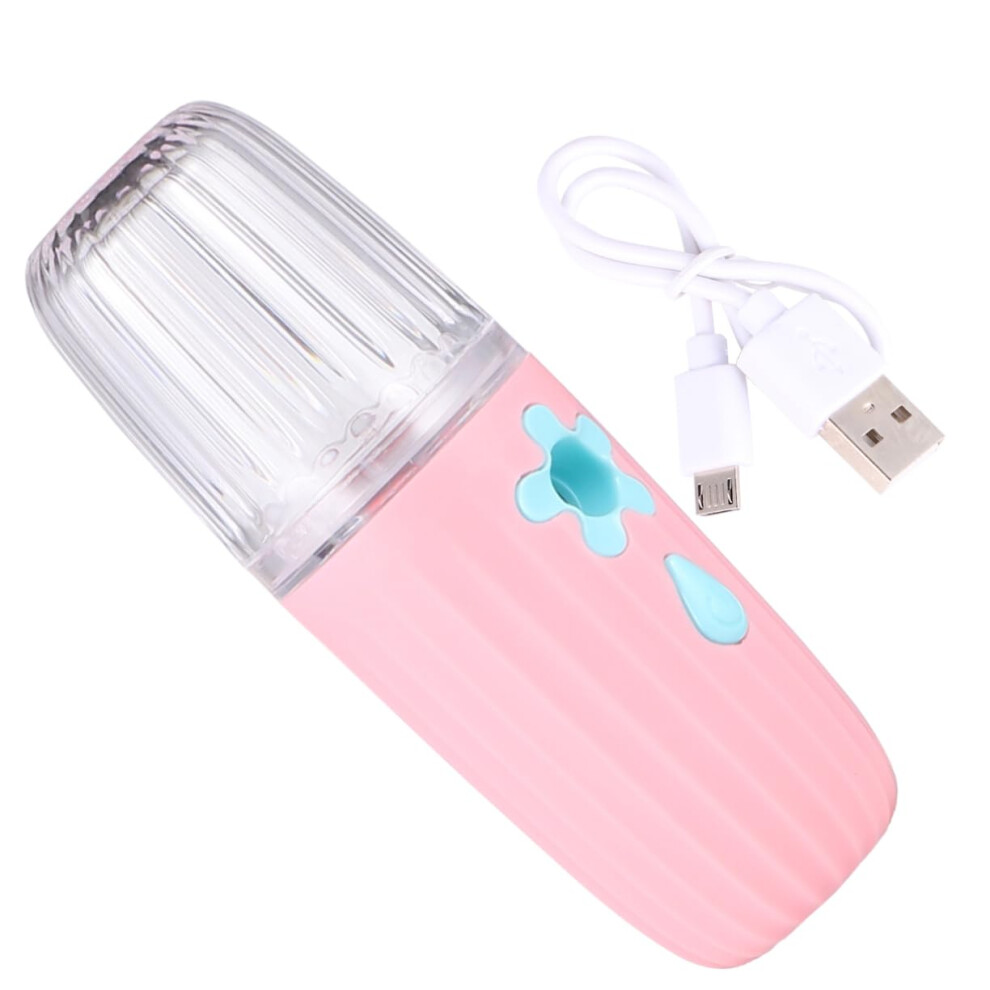USB Rechargeable Nano Facial Steamer with Fine Mist for Deep Hydration, Travel and Home Skincare