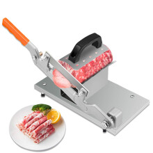 Meat Slicer For Home Commercial Use Manual Frozen Meat Slicer Stainless Steel Beef Mutton Slicing Machine Hot Pot Shabu BBQ