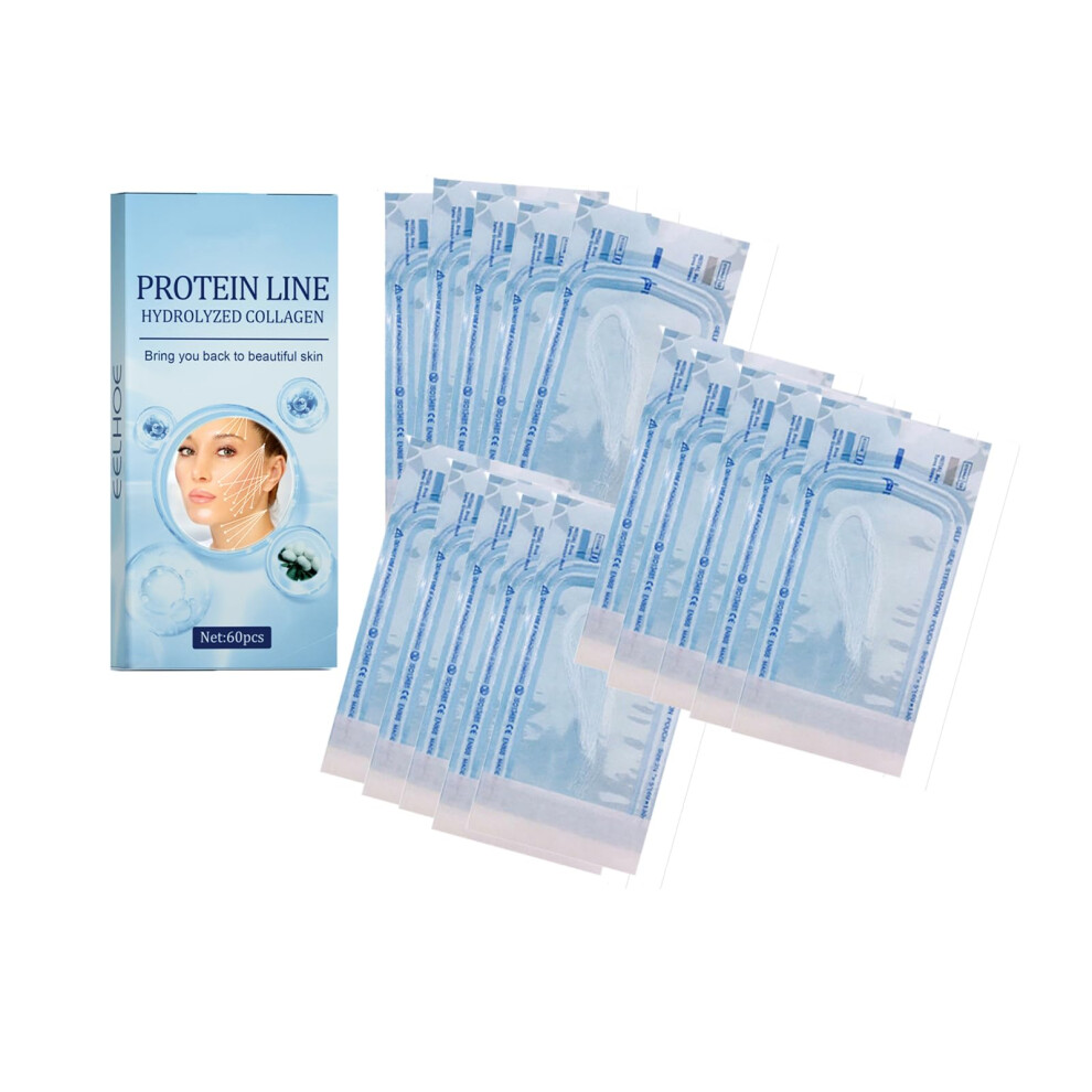 V Face Lifting Mask with Protein Lifting Line for Jawline Tightening and Facial Contour Firming (3)