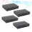 Empty Eyeshadow Palette with Compartments, Compact Travel Makeup Case, Black Refillable Design 5