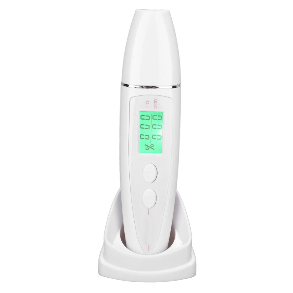 Facial Skin Analyzer with LCD Display, Accurate Platinum Probe, Moisture and Oil Tester for Home