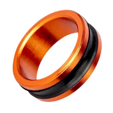 Fishing Lines Dragger Alloy Ring Quick Release Lightweight Lines Puller Orange For Adults Beginners Enthusiasts