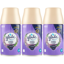 3 x Glade Automatic Spray Refill 269ml - Tranquil Lavender & Aloe