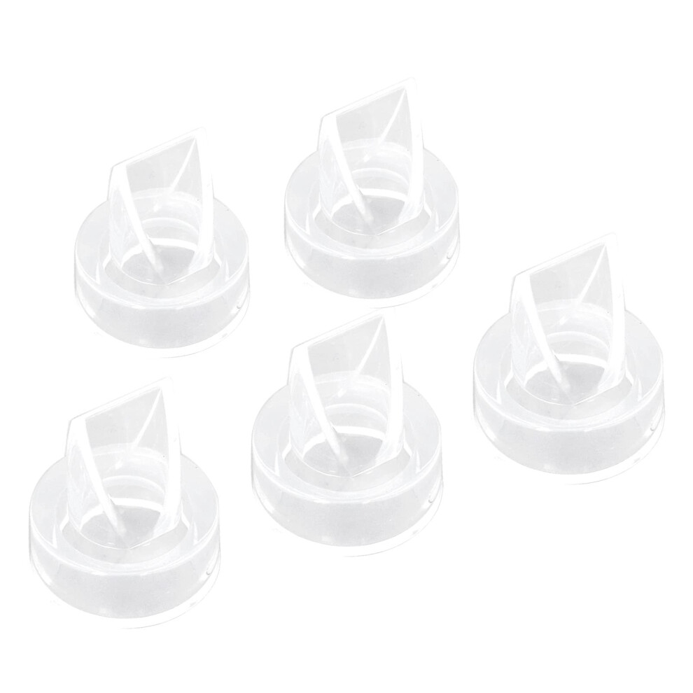 Breast Pump Replacement Parts 5‑Piece Duckbill Valve Set Food Grade Silicone Universal Fit
