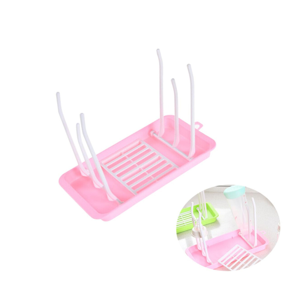 Foldable Bottle Drying Rack for Baby Bottles, SpaceSaving Countertop Dryer Stand, FoodGrade Material
