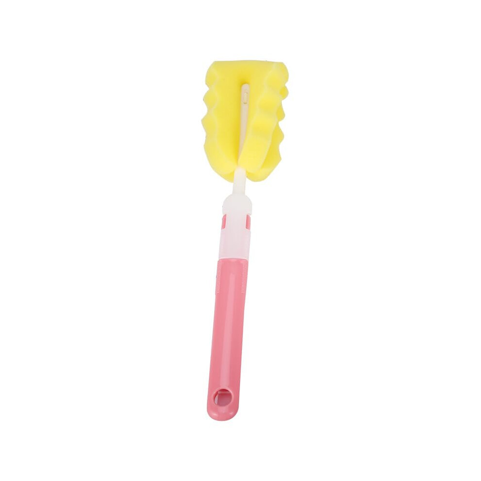 Detachable Bottle Cleaning Brush Set with Soft Sponge Baby Bottle Brush and Long Handle for Deep Cleaning