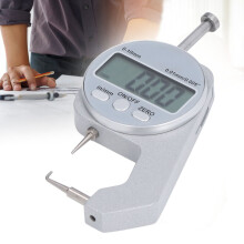 Digitaler Dickenmesser 0-10 mm LCD-Bildschirm Gebogener Tip Kompaktes Werkzeug