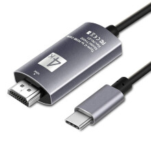 USBC to HDMI Cable 4K USB 3.1 TypeC Thunderbolt 3 Compatible for Macbook Pro, Galaxy S23, Pixel XL, LG V30, 3m Black