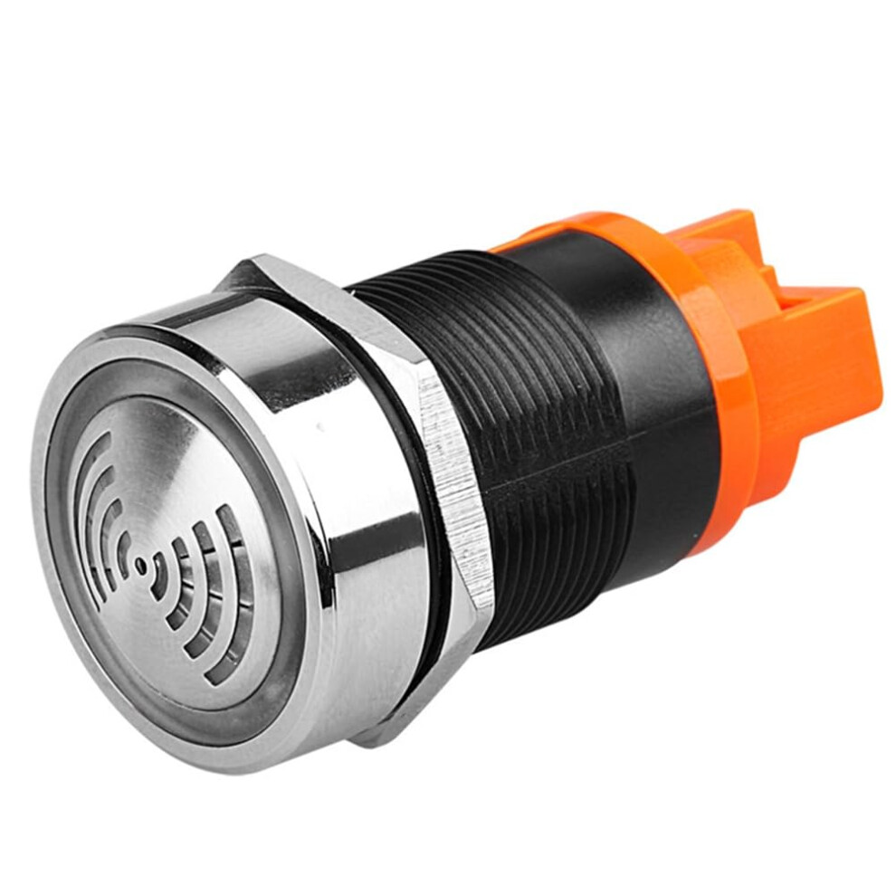 22Mm Red Flashing Decibel Buzzer Light Signal Lamp Led Alarm Indicator Dc24v Industrial Buzzer System 9365369469044