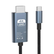 USB C To HDTV Cord 4K 60Hz Type C To HDTV Cable Projector Connector Compatible With Phone TV Computer