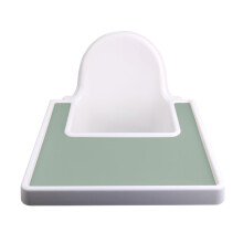 Silicone Chair Placemat with Non Slip Surface and Raised Spill Edges for Easy Baby Mealtime